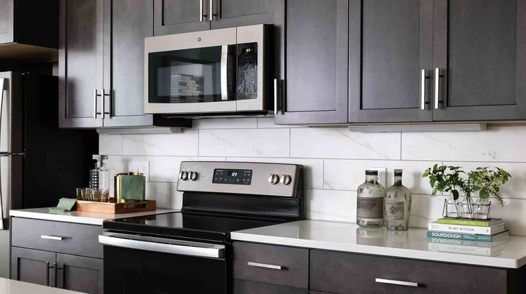 Modern Kitchen with Slate Appliances