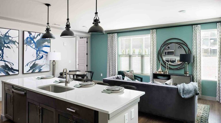 Expansive Kitchen Island