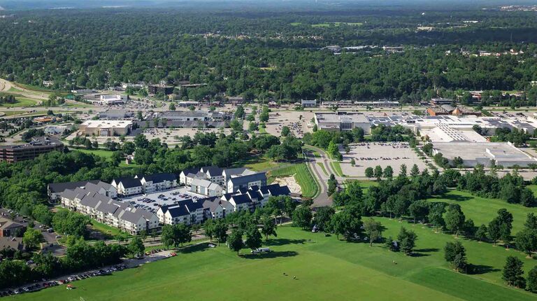 Aerial View of Grounds and Surrounding Area